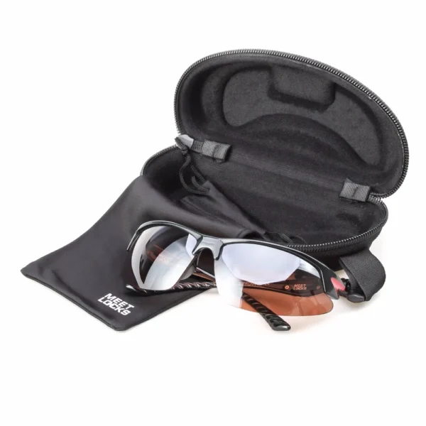 MEETLOCKS Cycling Glasses Sports Sunglasses Men Shatterproof PC Lens Adjustable Sport Road MTB Mountain Bike Glasses Eyewear - Image 5
