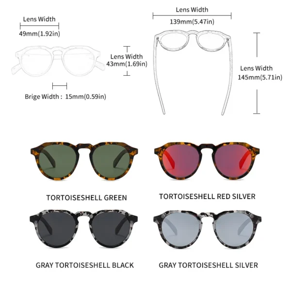 GCV Brand Advanced Walnut Wood Hawksbill Leopard Grain Frames Ultralight Sunglasses Men Women Female Polarized Delicate Fashion - Image 4