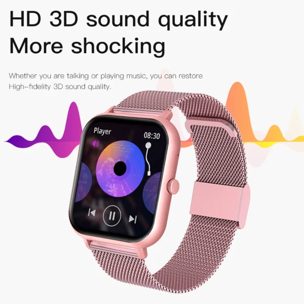 Xiaomi mijia Women's Smart Watch Bluetooth Call Custom Dial SmartWatch Lady Waterproof Fitness Smart Bracelet For Android IOS - Image 3