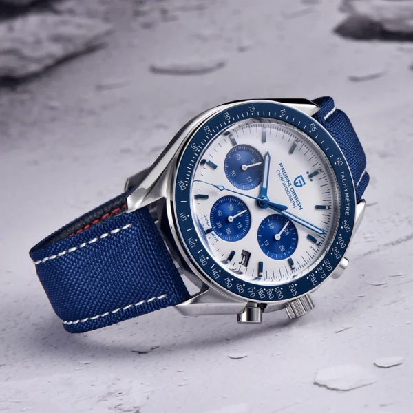 PAGANI DESIGN 2023 New Moon Watch For Men Quartz Multifunction Chronograph Sports Mens Watches Top Brand Luxury Sapphire Mirror - Image 4