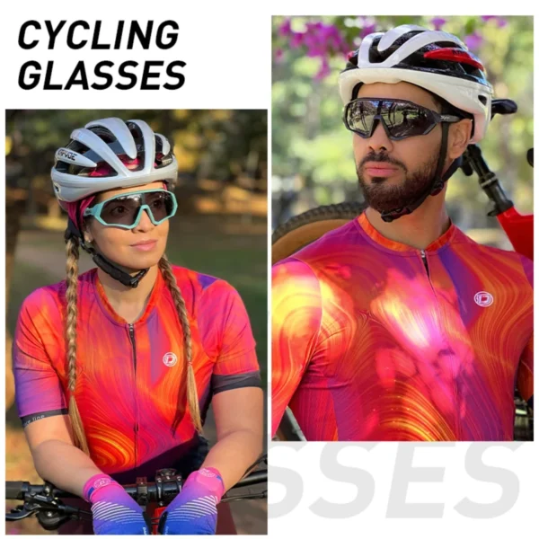 New UV400 Sport Cycling Glasses Road Sunglasses Bicycle Eyewear Mountain Bike MTB Cycl Goggles running glasses - Image 3