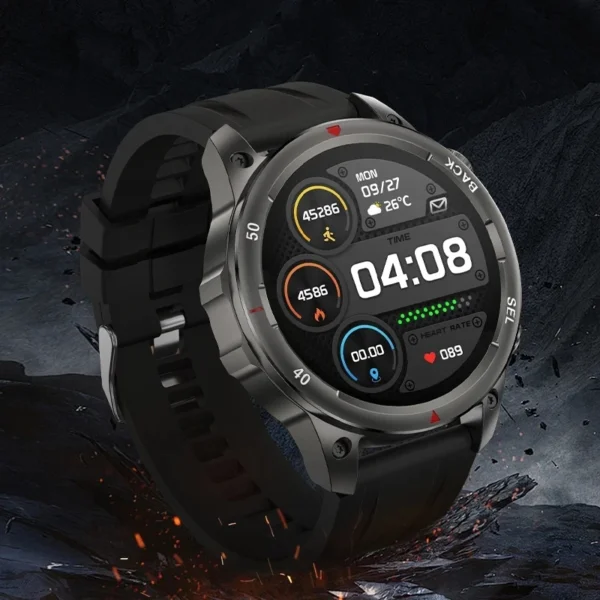 2024 New Bluetooth Calling Men's Smartwatch LED Outdoor Fitness Health Monitoring Smart Watch 360 * 360 HD Waterproof Smartwatch - Image 2