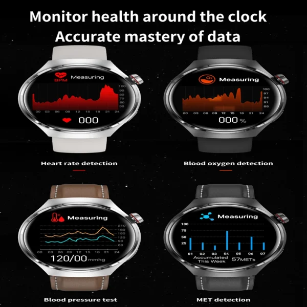 Smartwatch Men GT4 Pro 360*360 HD Screen Heart Rate Bluetooth Call IP68 Waterproof NFC Smart Watches 2023 New For Huawei Xiaomi - Image 6