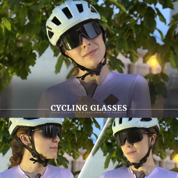 SCVCN Cycling Glasses Sport Sunglasses MTB BMX Men Women Running Driving Fishing Golf Bicycle - Image 2