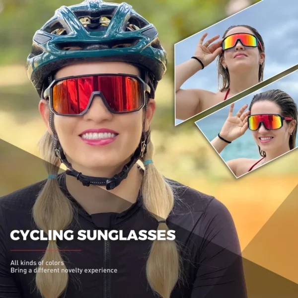 New Men Women Outdoor Sport Photochromic Sunglasses Bike Glasses MTB Bicycle Cycling Eyewear UV400 Goggles Cycling Sunglasses - Image 4