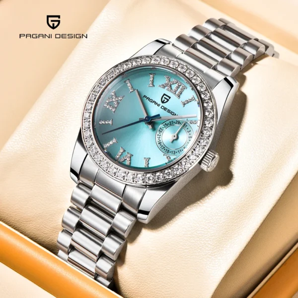 2024 New PAGANI DESIGN Women's Watches Luxury Brand Fashion Quartz Wristwatch Elegant Watch for Women Waterproof Sapphire Mirror - Image 4