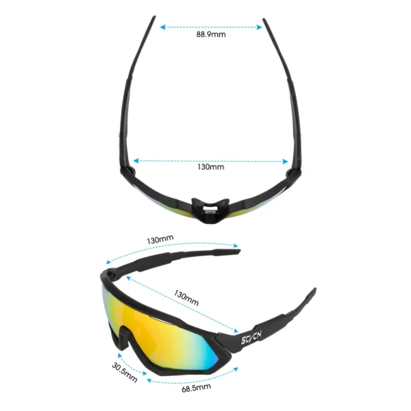 New UV400 Sport Cycling Glasses Road Sunglasses Bicycle Eyewear Mountain Bike MTB Cycl Goggles running glasses - Image 6
