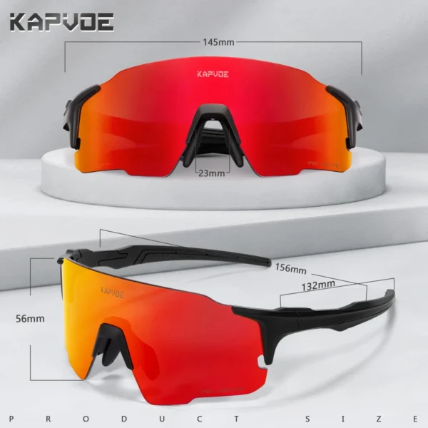 New Polarized Cycling Sunglasses Camping Bicycle Cycling Glasses UV400 Boys Bike Eyewear Outdoor MTB Fishing Sport Goggles - Image 5