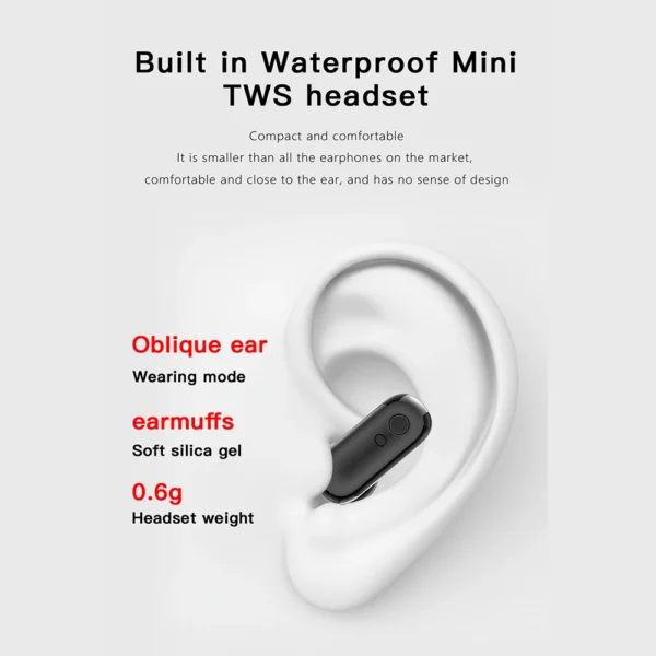 GEJIAN X7 Headset Smart Watch TWS Two In One Wireless Bluetooth Dual Headset Call Health Monitor Sport Music Smartwatch 2023 New - Image 4