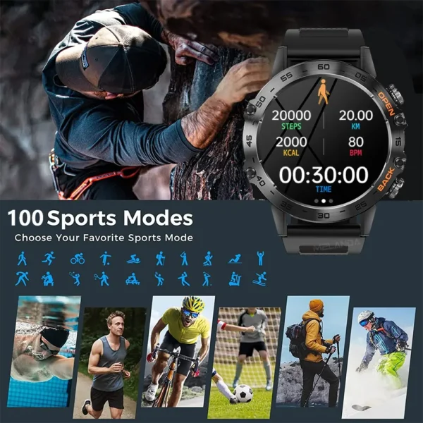Xiaomi Mijia 1.39" Bluetooth Call Smart Watch Men Outdoor Sports Fitness Heart Rate Health Monitoring Smartwatch for Android IOS - Image 5