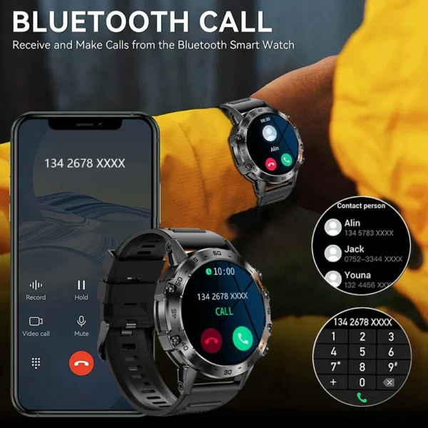 Xiaomi Mijia 1.39" Bluetooth Call Smart Watch Men Outdoor Sports Fitness Heart Rate Health Monitoring Smartwatch for Android IOS - Image 3