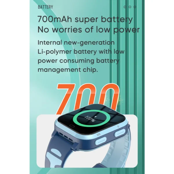 Xiaomi Mijia 4G+Wifi Children Smart Watch 700mah Battery Kid Video Call SOS GPS+LBS Location Tracker Nano SIM Card Smartwatch - Image 3