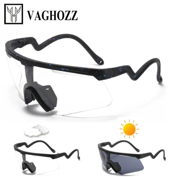 New BRAND Photochromic Cycling Glasses Men Women Outdoor Sport Sunglasses Mtb Bike Bicycle Eyewear Fishing Hiking Goggles