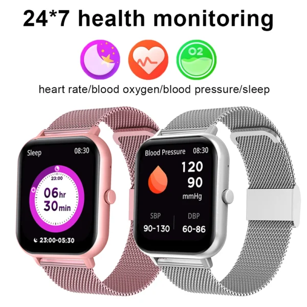 Xiaomi mijia Women's Smart Watch Bluetooth Call Custom Dial SmartWatch Lady Waterproof Fitness Smart Bracelet For Android IOS - Image 6