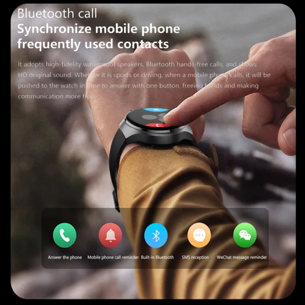 Smartwatch Men GT4 Pro 360*360 HD Screen Heart Rate Bluetooth Call IP68 Waterproof NFC Smart Watches 2023 New For Huawei Xiaomi - Image 3