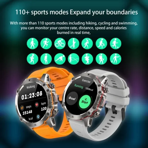 Xiaomi Mijia AMOLED HD Screen Smart Watch Men Bluetooth Calling Smartwatch 2023 Fashion Outdoor Sports Heart Rate Monitor Clock - Image 6