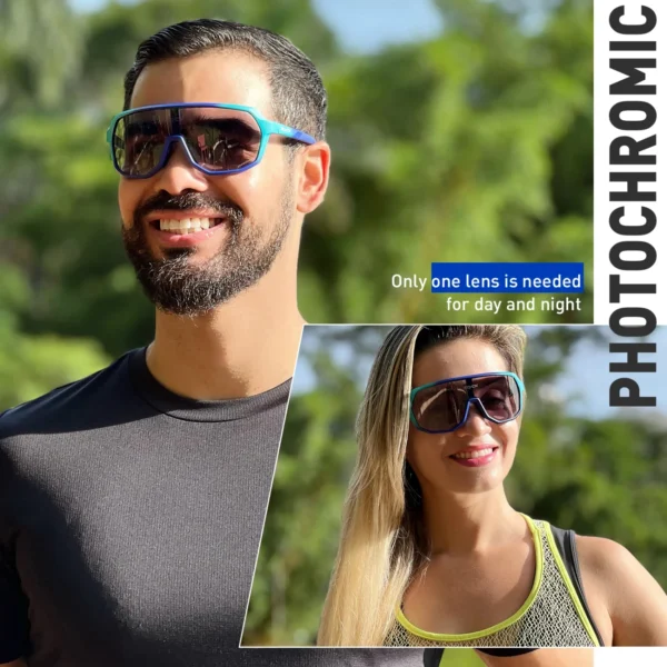 New Men Women Outdoor Sport Photochromic Sunglasses Bike Glasses MTB Bicycle Cycling Eyewear UV400 Goggles Cycling Sunglasses - Image 3