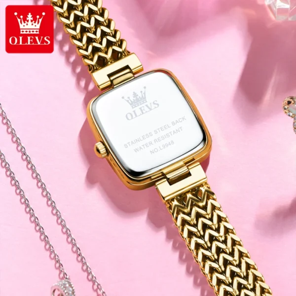 OLEVS Original Certification Brands Women's Watches Trend Simple Atmosphere Stainless Steel Waterproof Quartz Wrist watch Luxury - Image 2