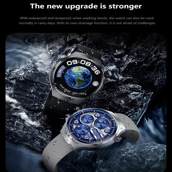 Smartwatch Men GT4 Pro 360*360 HD Screen Heart Rate Bluetooth Call IP68 Waterproof NFC Smart Watches 2023 New For Huawei Xiaomi - Image 2