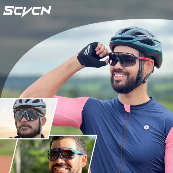 New Men Women Outdoor Sport Photochromic Sunglasses Bike Glasses MTB Bicycle Cycling Eyewear UV400 Goggles Cycling Sunglasses - Image 2