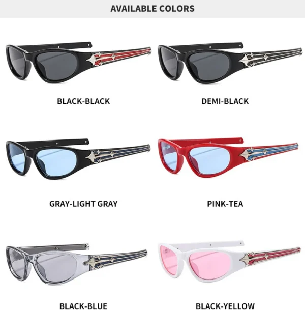 Fashion Outedoor Sunglasses Sport For Men Cycling Driving Meteor Shades Eyewear Brand Design Sunglasses Frame Glasses UV400 - Image 6