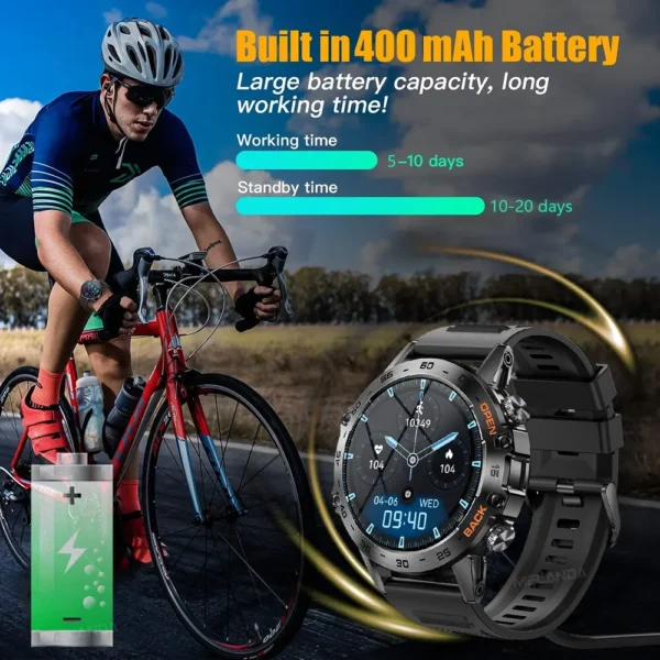 Xiaomi Mijia 1.39" Bluetooth Call Smart Watch Men Outdoor Sports Fitness Heart Rate Health Monitoring Smartwatch for Android IOS - Image 6